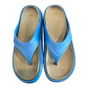 AVIA Blue Comfort Slide Sandals Mens Size 12 Slip On Beach Pool Casual‎